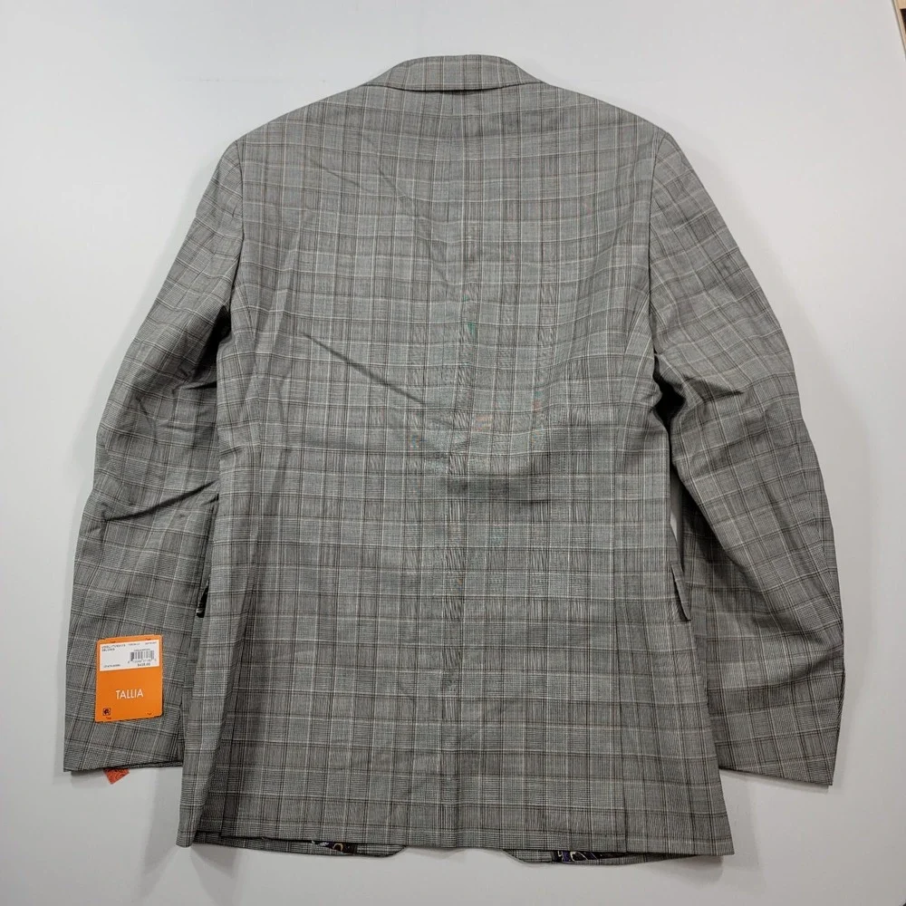 Tallia‎ Slim-Fit Wool Suit Mens 38L 2 Piece Pants 32x32 Cream Brown $600 NEW